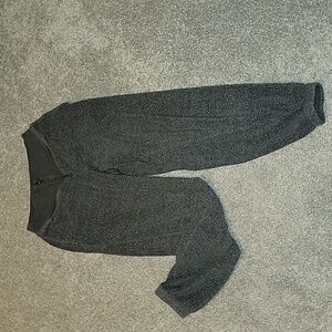 Aerie Corset Sherpa Fleece Joggers, Small